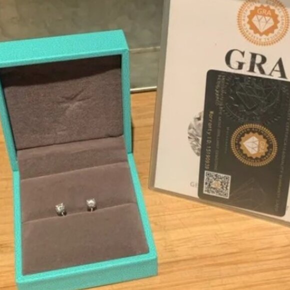 Moissanite 1 CT Round Perfect Stud Earrings Claw Prong 925 Sterling Silver NWT - Picture 3 of 10